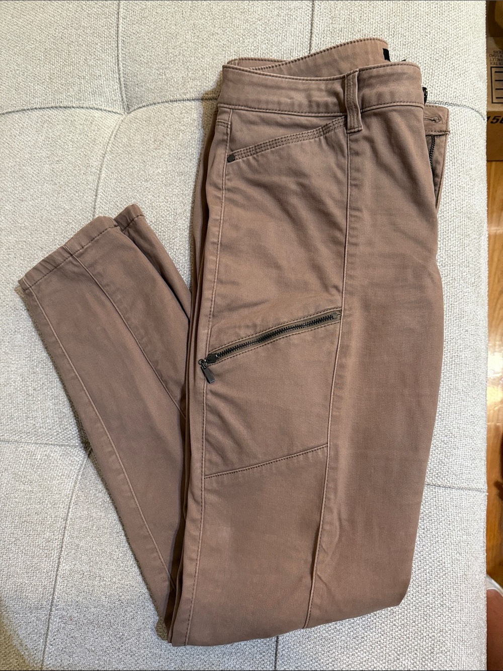 White House Black Market Brown Slim Cargo Skinny Pants